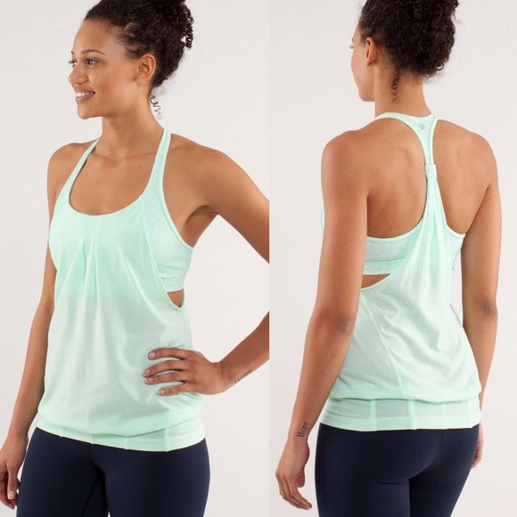 lululemon athletica Tops - Lululemon Practice Freely Tank Fresh Teal 8